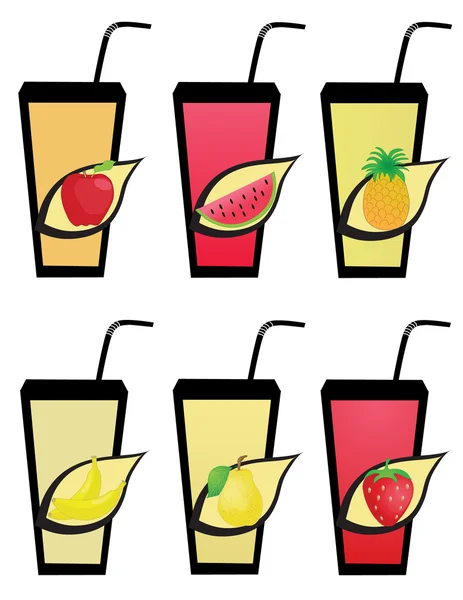 Fruit icons 2 — Stock Vector