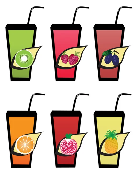 Fruit icons 1 — Stock Vector