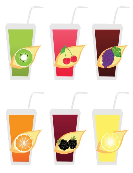 Fruit icons1 — Stock Vector