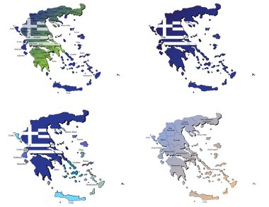 Yunanistan haritalar