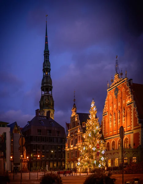 Walk Evening Sights Riga18 — Stockfoto