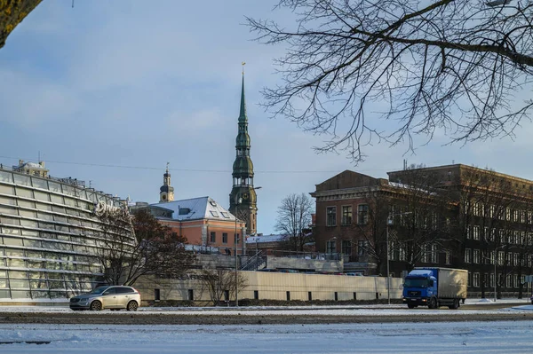 Widok Starej Rygi Rzeki10 — Zdjęcie stockowe