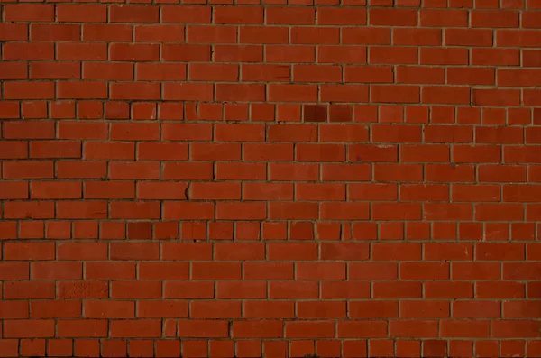 Pared Ladrillo Rojo Para Fondo — Foto de Stock