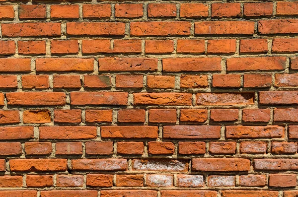 Rote Ziegelwand Für Den Hintergrund — Stockfoto