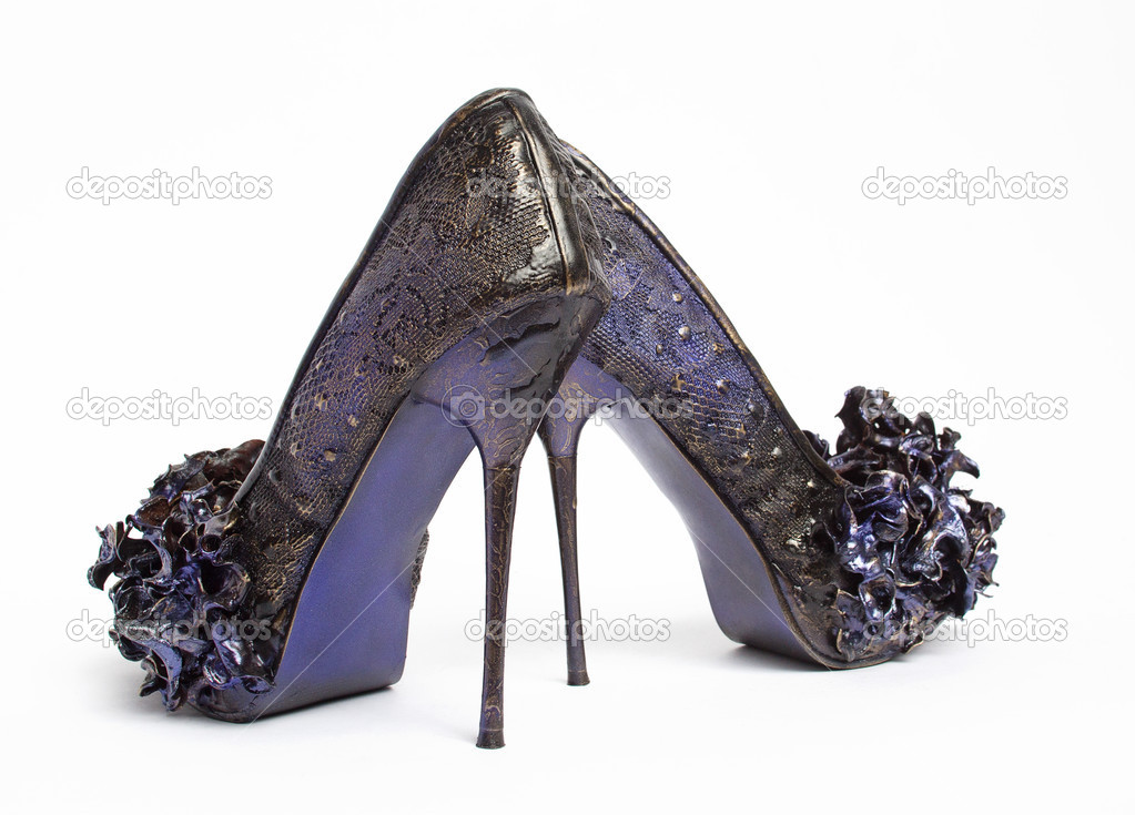 lavender high heel shoes