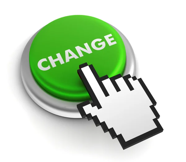 Botão de mudança — Fotografia de Stock