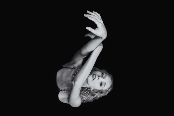 Plastizität Und Charme Der Emotionen Der Ballerina — Stockfoto