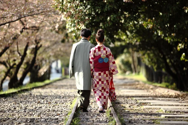 Традиційної японської пара — стокове фото