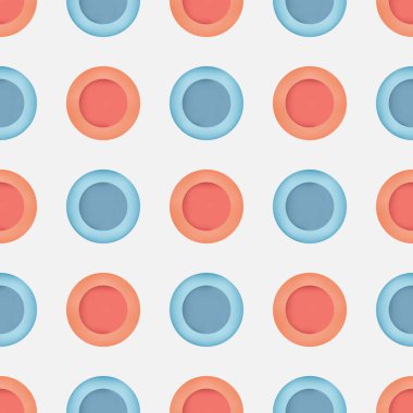 Paketleme veya tekstil tasarımında kullanmak için soyut çember deseni