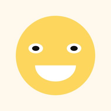 Sarı gülen surat sohbetin keyfini tasvir ediyor.