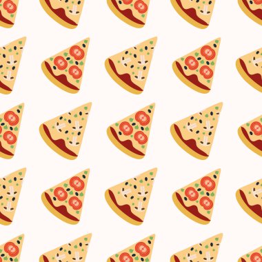 Mantarlı ve domatesli pizza kalıbı.