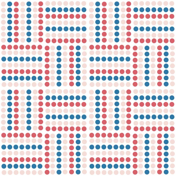 Un patrón de pequeños círculos multicolores sobre un fondo claro — Vector de stock