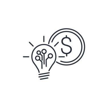 Elektronik destek ve finansal kontrolün bakımı. Muhasebedeki dijital teknolojiler. Beyaz arkaplanda izole edilmiş vektör doğrusal simgesi.