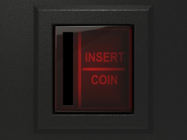 Arcade jeton yakın çekim