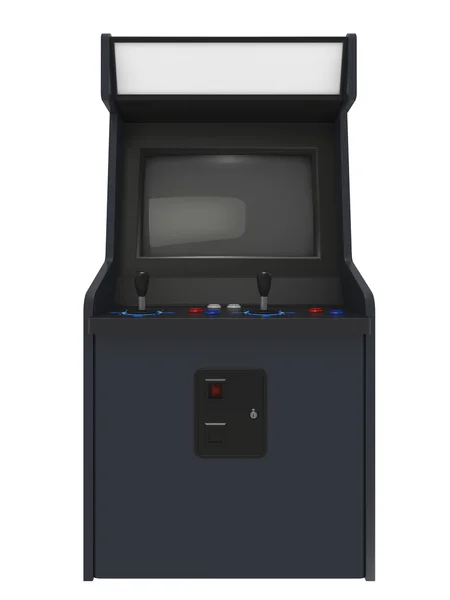 Máquina de arcade Vista frontal — Fotografia de Stock