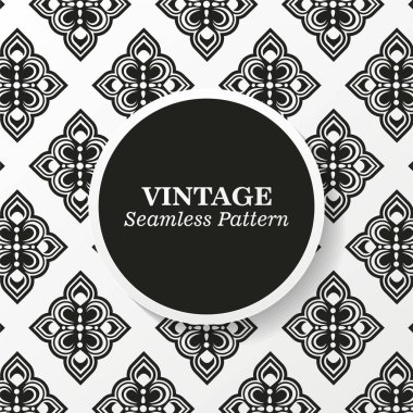 koyu etnik desensiz şablon