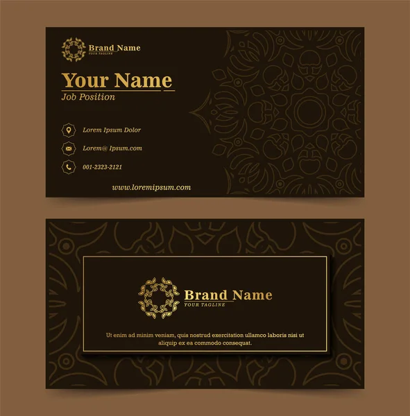Lüks süs logoları ve kartvizit şablonu