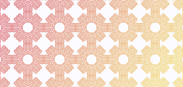 Orange Gradient Ornament Pattern Background — Stock Vector