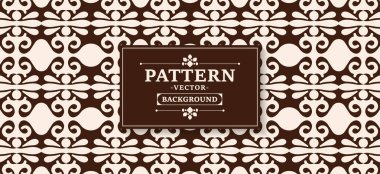 Doğu tarzında kusursuz soyut desen