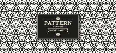 Doğu tarzında kusursuz soyut desen