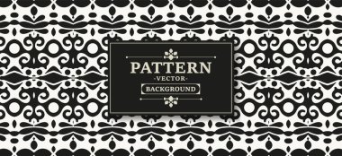 Doğu tarzında kusursuz soyut desen