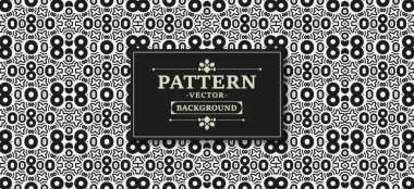 Doğu tarzında kusursuz soyut desen