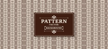 Doğu tarzında kusursuz soyut desen