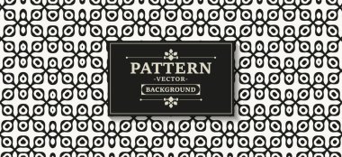 Doğu tarzında kusursuz soyut desen