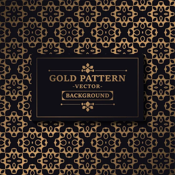 Luxury Dark Seamless Pattern Background — Stock Vector