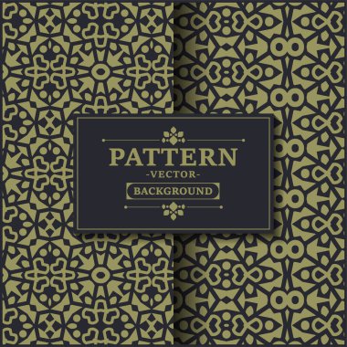 Kusursuz dekoratif etnik desenler koleksiyonu