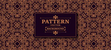 Doğu tarzında kusursuz soyut desen