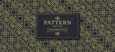 Doğu tarzında kusursuz soyut desen