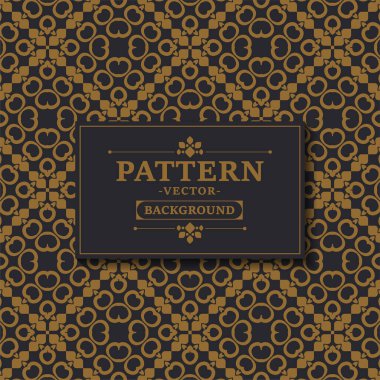 Doğu tarzında kusursuz soyut desen