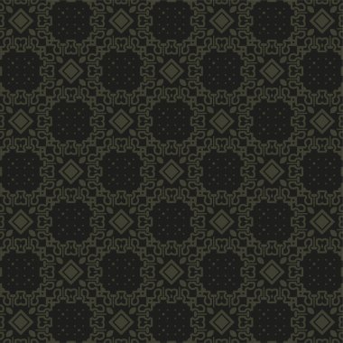koyu etnik desensiz şablon
