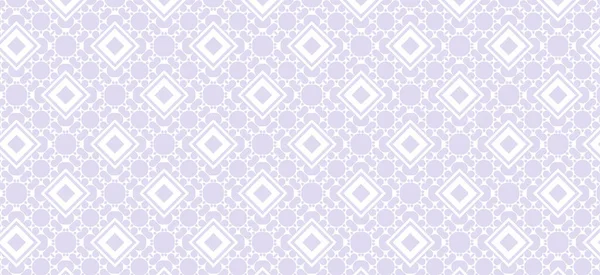 Élégant Motif Géométrique Blanc Sans Couture — Image vectorielle