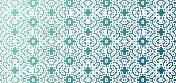 Blue Gradient Ornament Pattern Background — Stockvektor