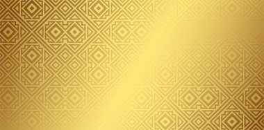 Zarif altın soyut çizgi deseni