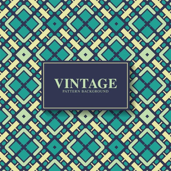 Vintage Abstrakte Linie Muster Design — Stockvektor
