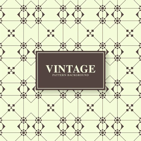 Vintage Abstrakte Linie Muster Design — Stockvektor