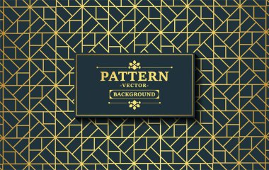 Zarif koyu ve altın geometrik desen arkaplanı