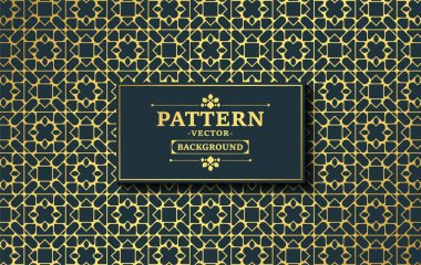 Zarif koyu ve altın geometrik desen arkaplanı