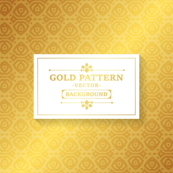 Elegant Gold Abstract Line Pattern — Stock Vector