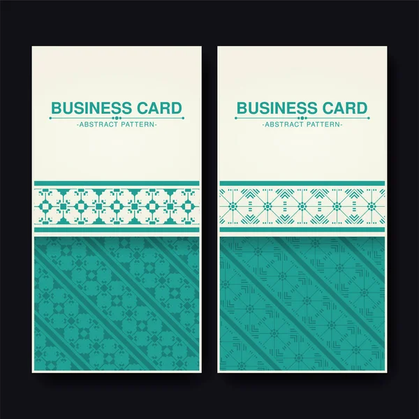 Padrão Ornamento Design Plano Cartão Vertical — Vetor de Stock