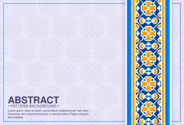 Renkli süs desen tasarımı arkaplanı