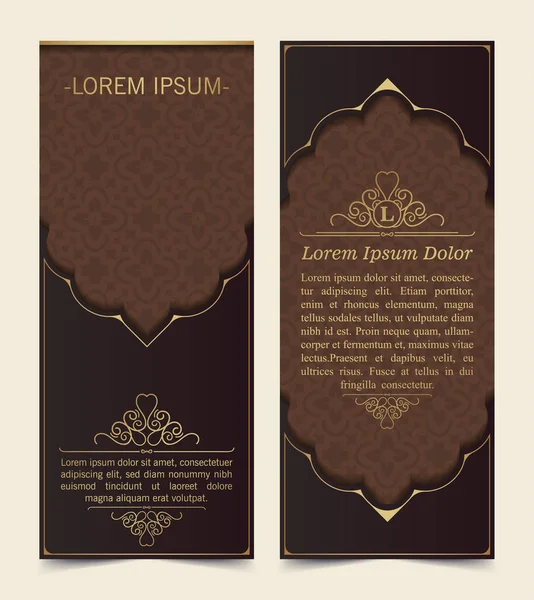 Lüks tebrik kartı vektör şablonu