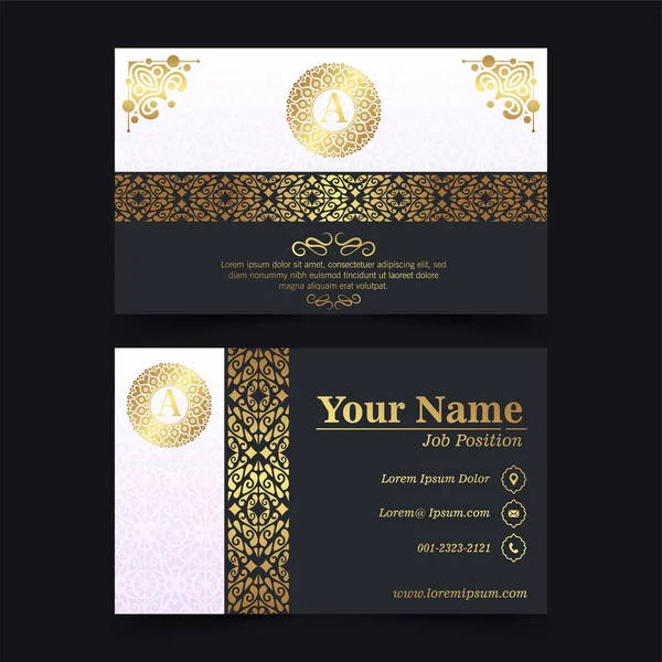 Lüks süs logoları ve kartvizit şablonu