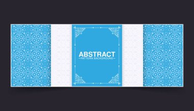 mavi kenarlık süsleme arkaplanı