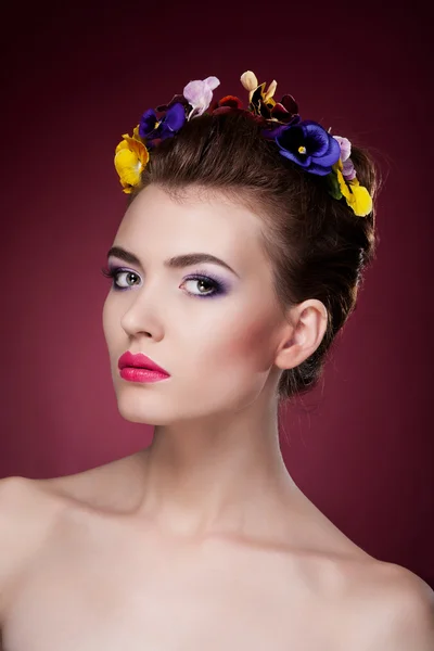 Model with hairstyle — Stock Photo, Image