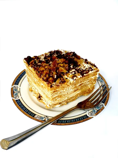 Oroszkrém torta Stock Kép