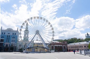 Kiev, Ukrayna, 24 Mayıs 2020, Kiev karantinada.